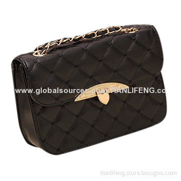 Ladies' Sweet Fashion Handbag, Made of PU